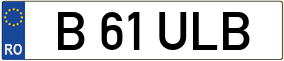 Truck License Plate